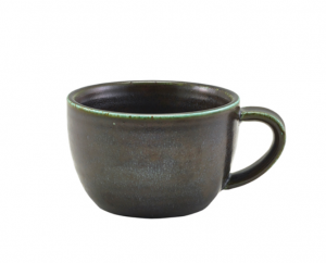 Terra Porcelain Cinder Black Coffee Cup 7.75oz/22cl