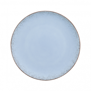 Bauscher Modern Rustic Natural Blue Coupe Plate 28cm 