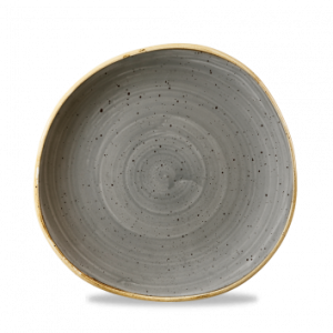 Churchill Stonecast Peppercorn Grey Organic Round Plate 21cm