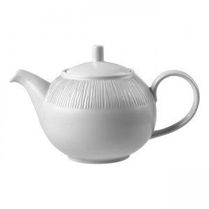 Churchill Bamboo Tea Pot White 426ml / 15oz