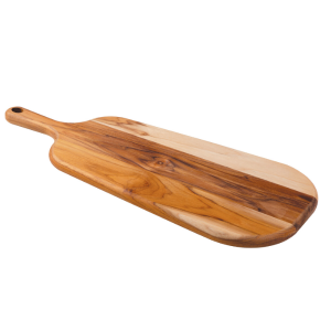 Teak Wood Bread Board With Handle 19 x 48cm