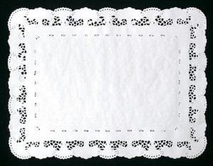 White No.3 Rectangular Traypapers 30 x 40cm