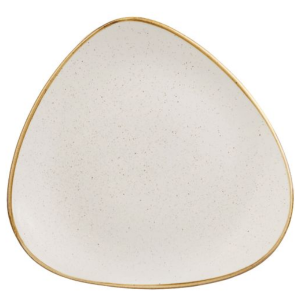 Churchill Stonecast Barley White Triangle Plate 26.5cm