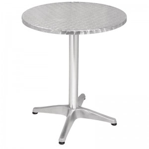 Stainless Steel Round Bistro Table 600mm