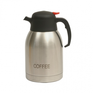 Coffee Inscribed Vacuum Jug Stainless Steel 2.0L