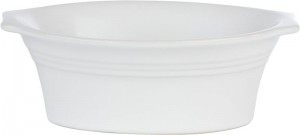 Porcelite Oval Pie Dish White 19cm