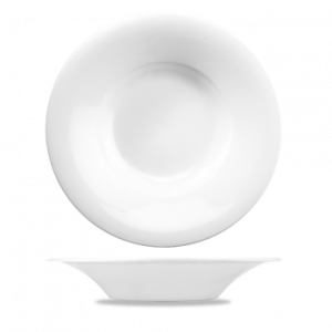 Churchill Art de Cuisine Menu Porcelain Broad Rim Pasta Bowl 12inch / 30.5cm 10oz / 28cl 
