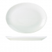 Genware Porcelain Oval Plates 36cm