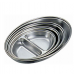 Stainless Steel 2 Division Vegetable Dish 30cm