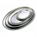 Stainless Steel Oval Meat Flat 25 x 17.5cm