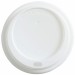White Domed Sip Lids To Fit 10-20oz Paper Hot Cups 