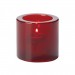 Red Round Votive Candle Holders 