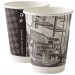Barista Mixed Design Disposable Double Wall Coffee Cup 12oz / 340ml