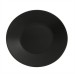 Luna Black Stoneware Wide Rim Plate 12inch / 30.5cm  