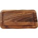 Acacia Rectangular Wooden Board with Juice Groove 30 x 15cm