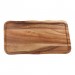 Acacia Rectangular Wooden Board with Juice Groove 40 x 20cm