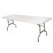Bolero Centre Folding Table 8ft White 