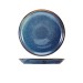 Terra Porcelain Aqua Blue Organic Plate 21cm 