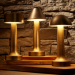 LED Cordless Deca Bronze Table Lamp 9inch / 23cm