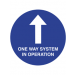 One Way System In Operation Floor Graphic 400mm