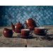 Genware Porcelain Brown Bowl Shaped Espresso Cup 3oz / 9cl