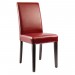 Bolero Faux Leather Dining Chairs Red