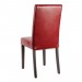 Bolero Faux Leather Dining Chairs Red