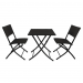 Bolero Wicker Folding Chair Set