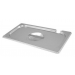 Stainless Steel Gastronorm Notched Pan Lid 1/3