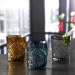 Hobstar Double Old Fashioned Tumblers Blue 12oz / 35cl