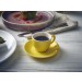 Genware Porcelain Yellow Bowl Shaped Cup 3oz / 9cl