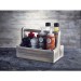 Wooden Table Caddy White Wash