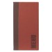 Contemporary Long Menu Holder Wine Red 4 Page