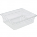 Polycarbonate Gastronorm 1/2 Pan 100mm Deep Clear