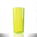 Econ Mixed Neon Reusable Polystyrene Hiball Glasses CE 10oz / 284ml 