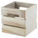 Acacia White Wood Box/ Riser 12 x 12 x 12cm