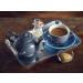 Genware Porcelain Grey Teapot 15.75oz / 45cl