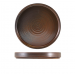 Terra Porcelain Rustic Copper Presentation Plate 26 x 3.3cm