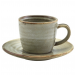 Terra Porcelain Smoke Grey Espresso Cup 3oz / 9cl