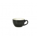 Genware Porcelain Black Bowl Shaped Cup 6oz / 17.5cl