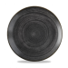 Churchill Stonecast Raw Black Coupe Plate 26cm