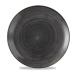 Churchill Stonecast Raw Black Coupe Plate 28.8cm