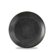 Churchill Stonecast Raw Black Coupe Plate 16.5cm