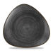 Churchill Stonecast Raw Black Triangle Plate 26.5cm 