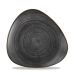 Churchill Stonecast Raw Black Triangle Plate 22.9cm