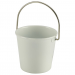 Stainless Steel Miniature Bucket White 4.5cm 