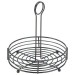 Black Wire Round Table Caddy 8inch