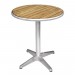 Ash Wood Top Round Bistro Table 720 x 600mm