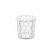 White Wire Baskets 12cm 